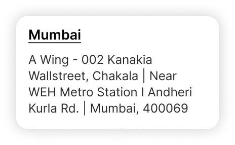 Mumbai Address