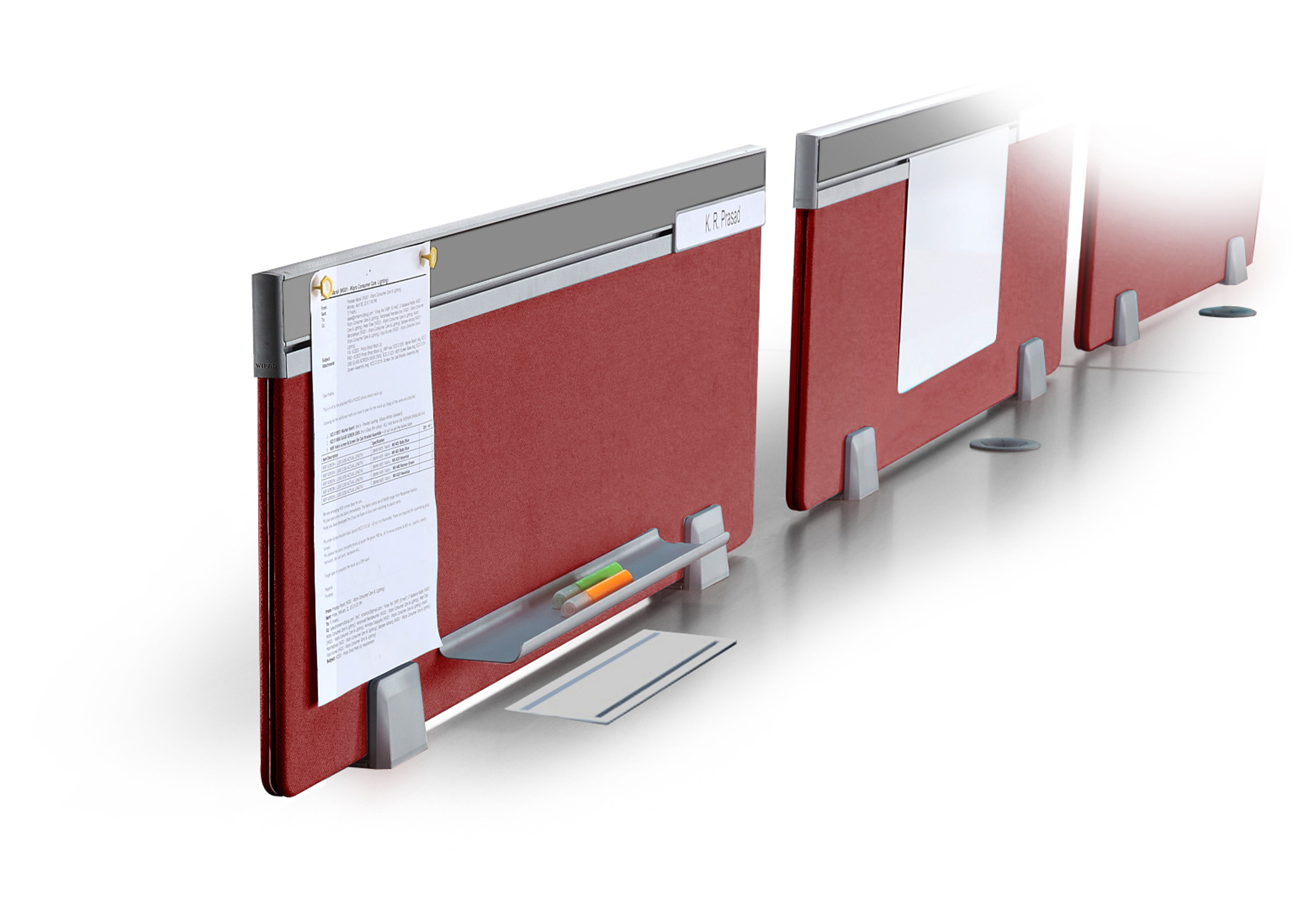 Combination of pinup and magnetic screen